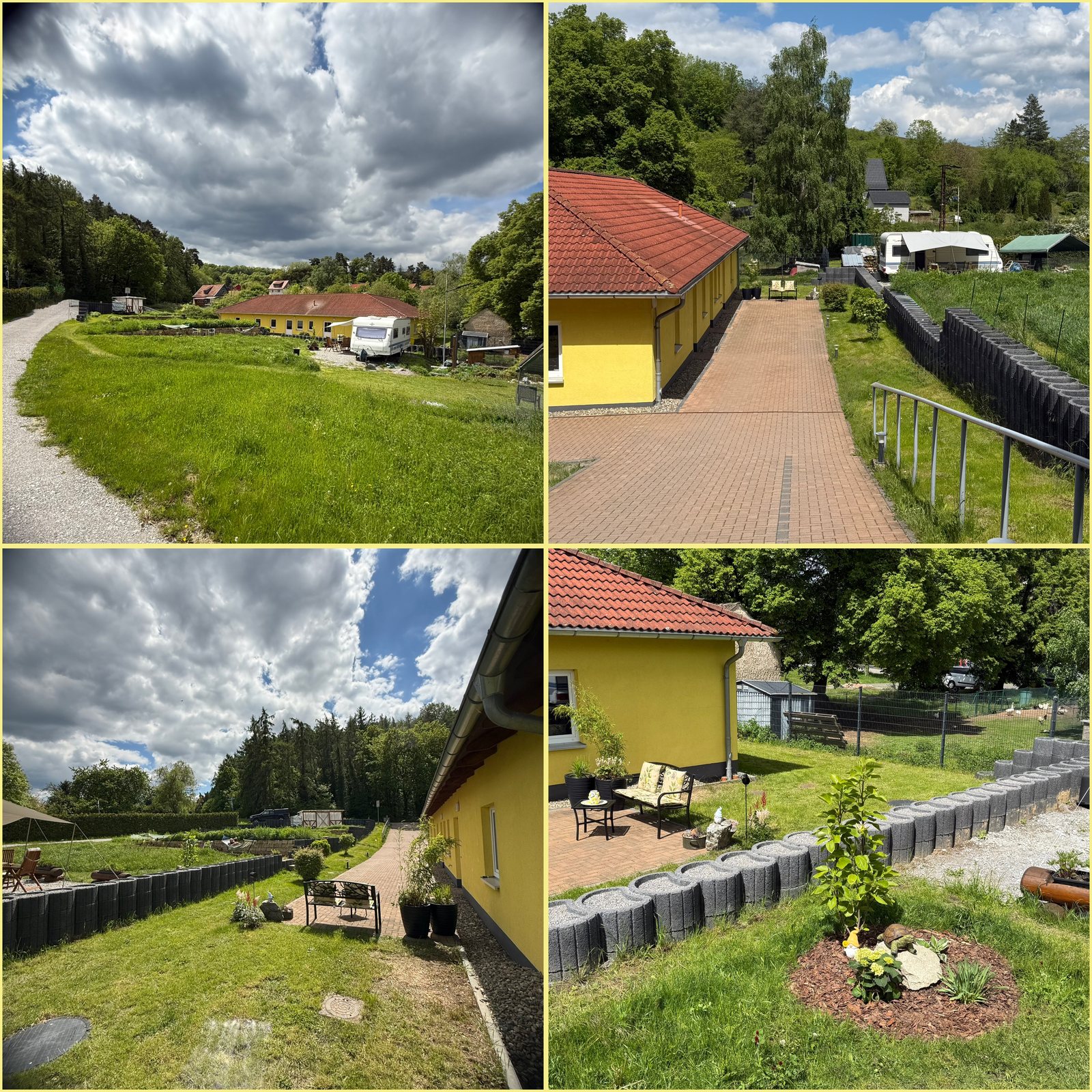 Heimburg im Harz aus der Luft – Umgebung des Ferienhaus Bärenstein